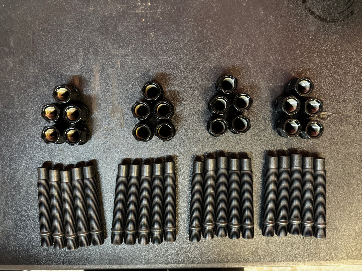 F Generation BMW & Mini stud & nut kit (90mm total length)