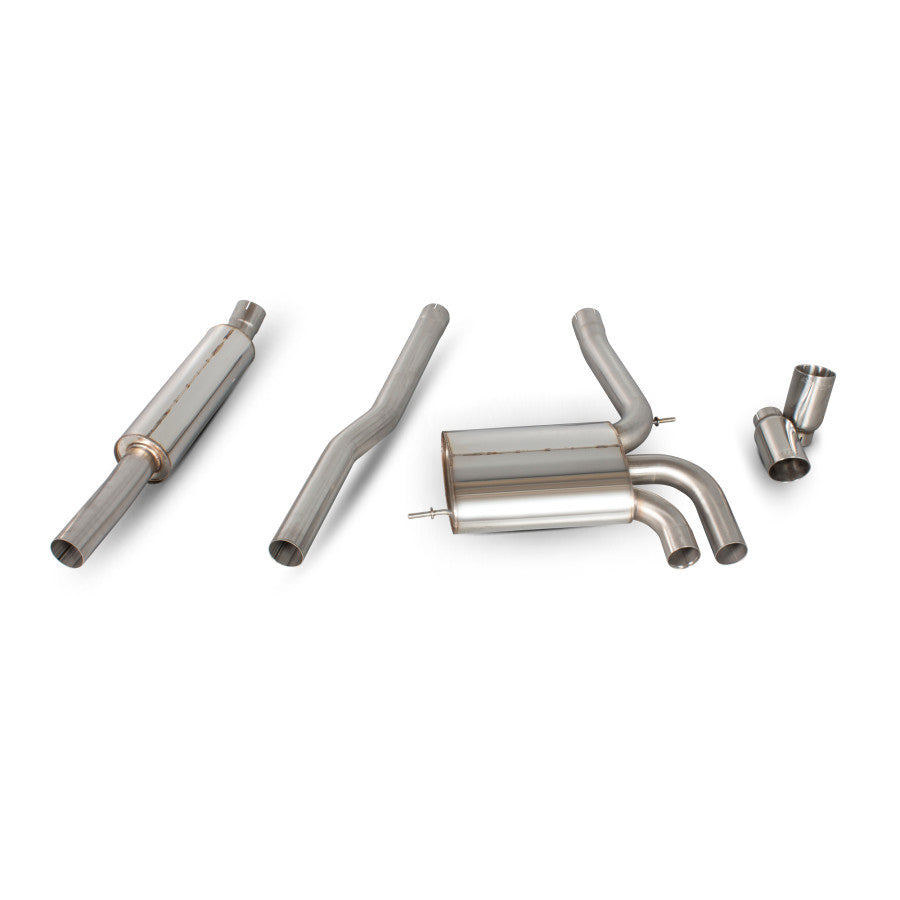 Scorpion Exhaust Resonated 2.75” system - Polished Daytona tips for S & JCW