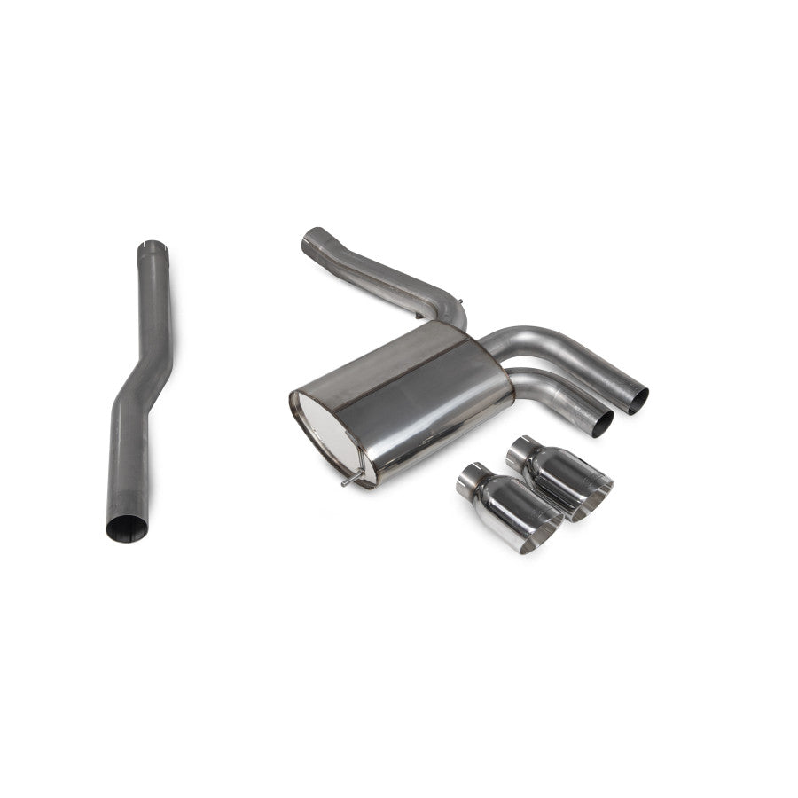 Scorpion Exhaust Non Res GPF Back 2.75” system - Polished Daytona tips for S & JCW