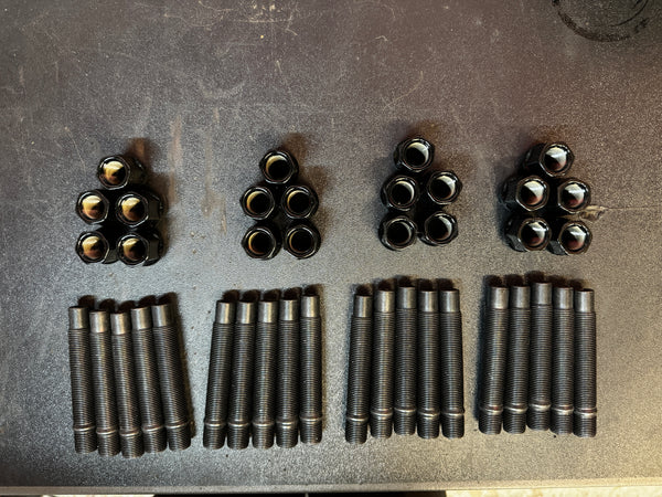 F Generation BMW & Mini stud & nut kit (90mm total length)