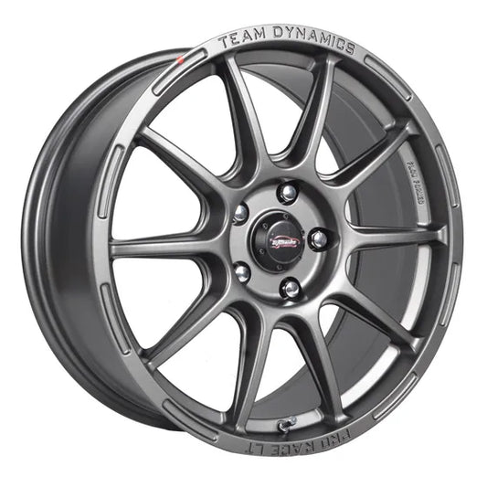 Team Dynamics Pro Race LT Alloy Wheel Set 18x8 ET40 5x112 Matt Gunmetal 73mm CB