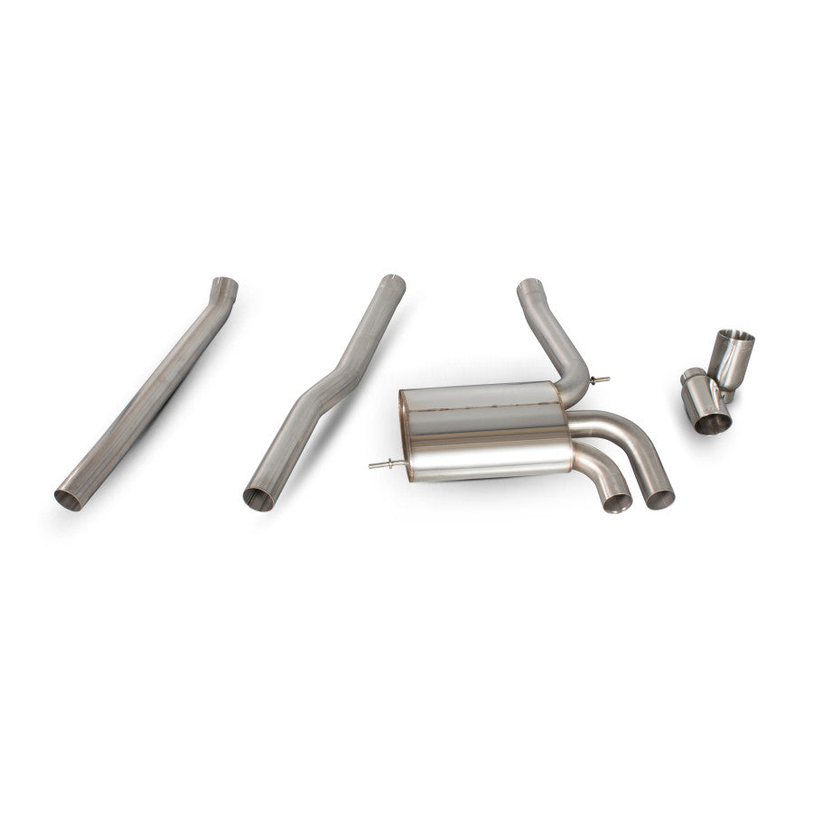 Scorpion Exhaust Non Res 2.75” system - Polished Daytona tips for S & JCW
