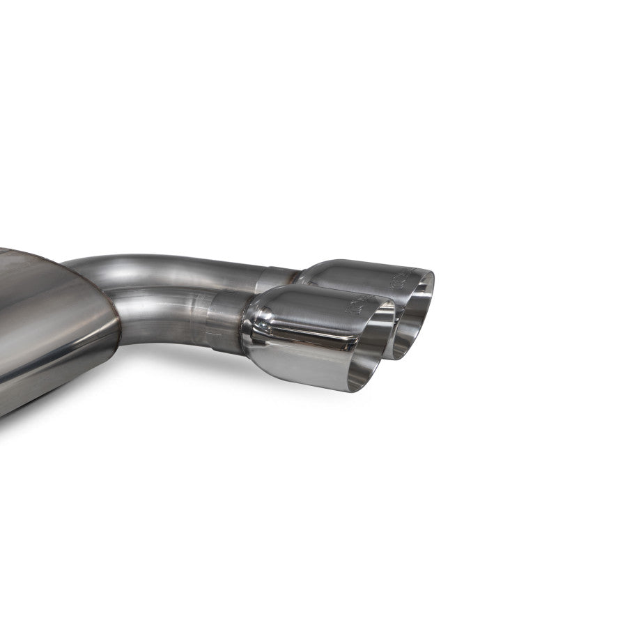 Scorpion Exhaust Non Res GPF Back 2.75” system - Polished Daytona tips for S & JCW