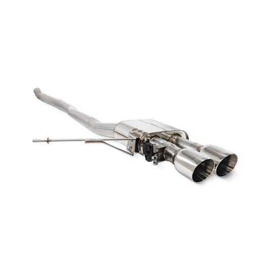 Scorpion TunR Non-res 3” cat-back system with valve - Daytona Tips for S & JCW