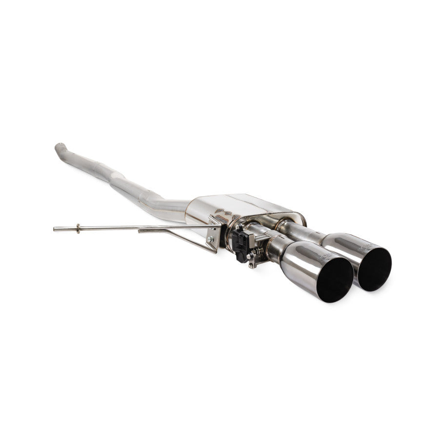 Scorpion TunR Non-res 3” cat-back system with valve - Polished Tips for S & JCW