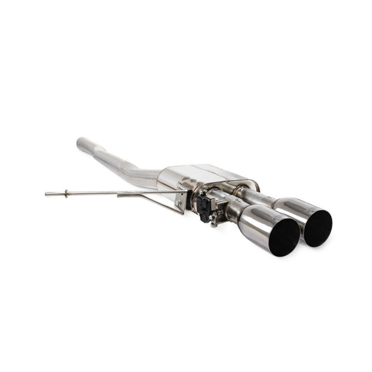 Scorpion TunR Non-resonated gpf-back 3” system with valve - Polished Tips for S & JCW